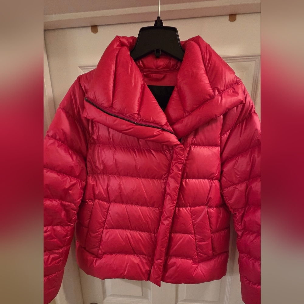 Dawn Levy Pink Puffer Jacket